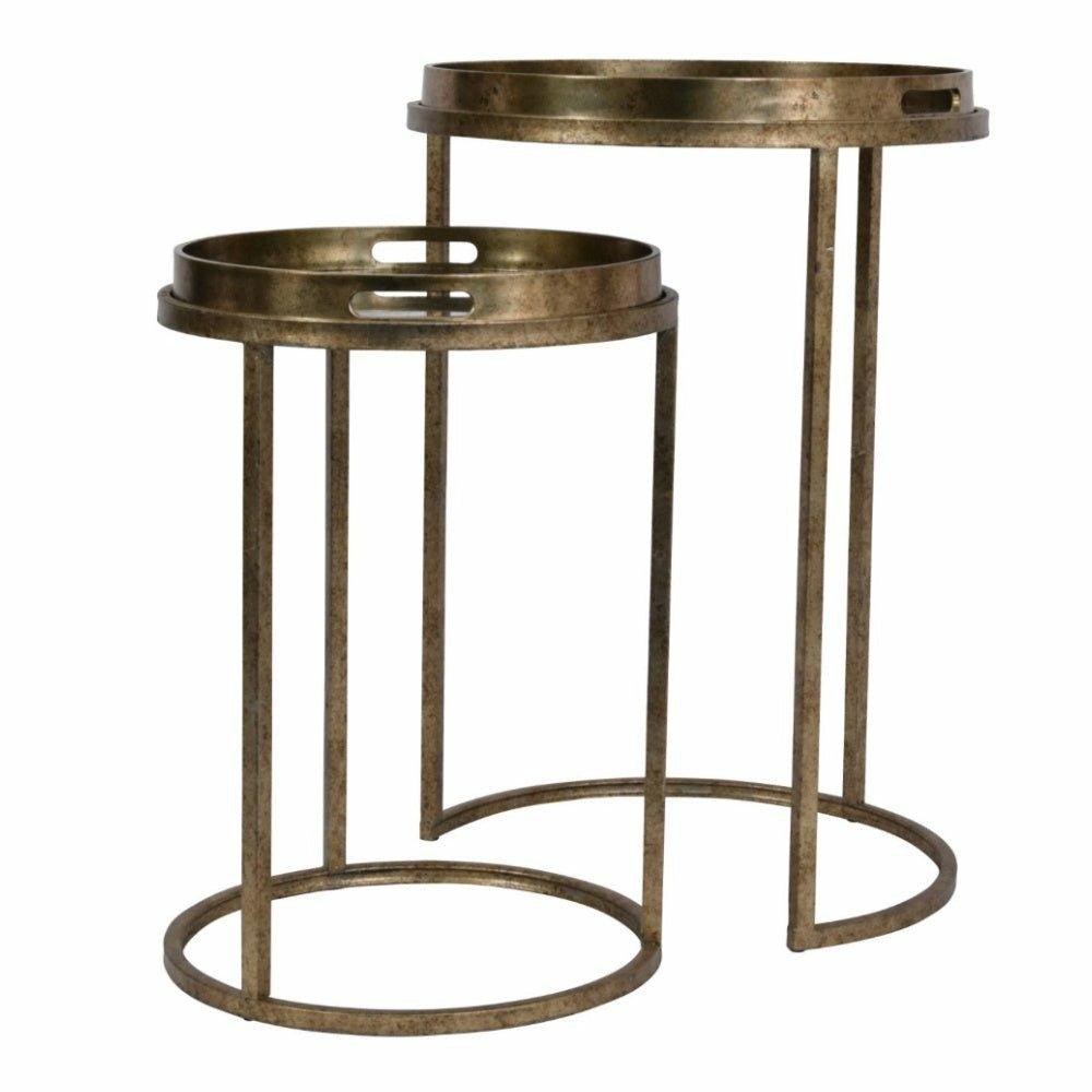 Constellation Map Set of Two Side Tables