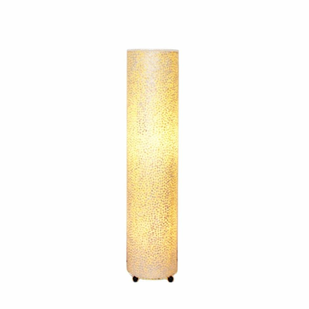 Cream Shell Cylinder Lamp, Medium