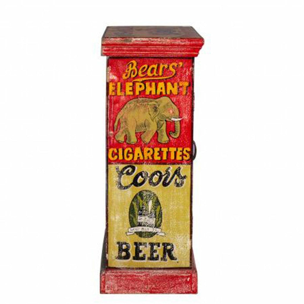 Curated - Hand Painted Advertising Cabinet