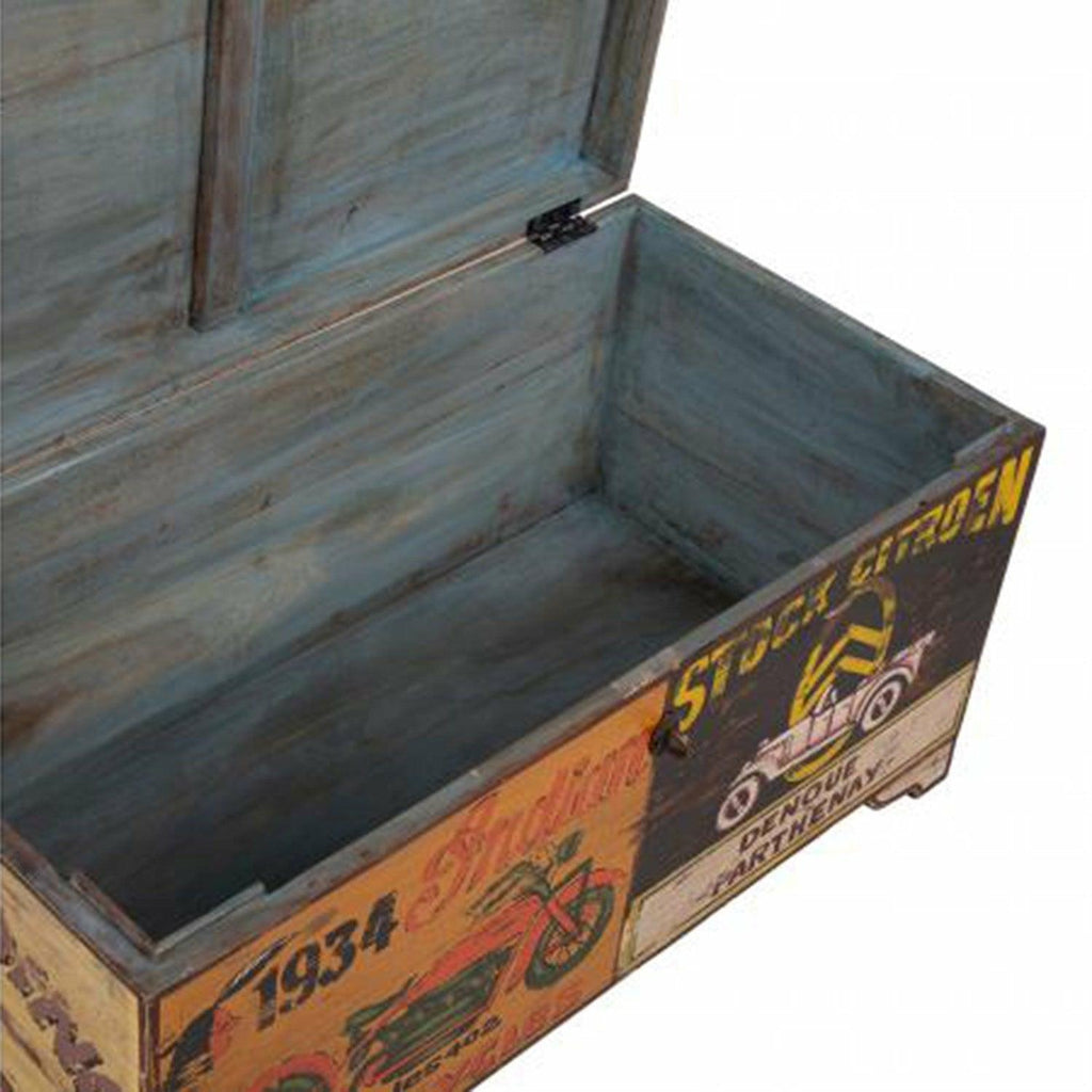 Curated - Hand Painted Transport Trunk