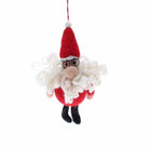 Curly Felt Santa