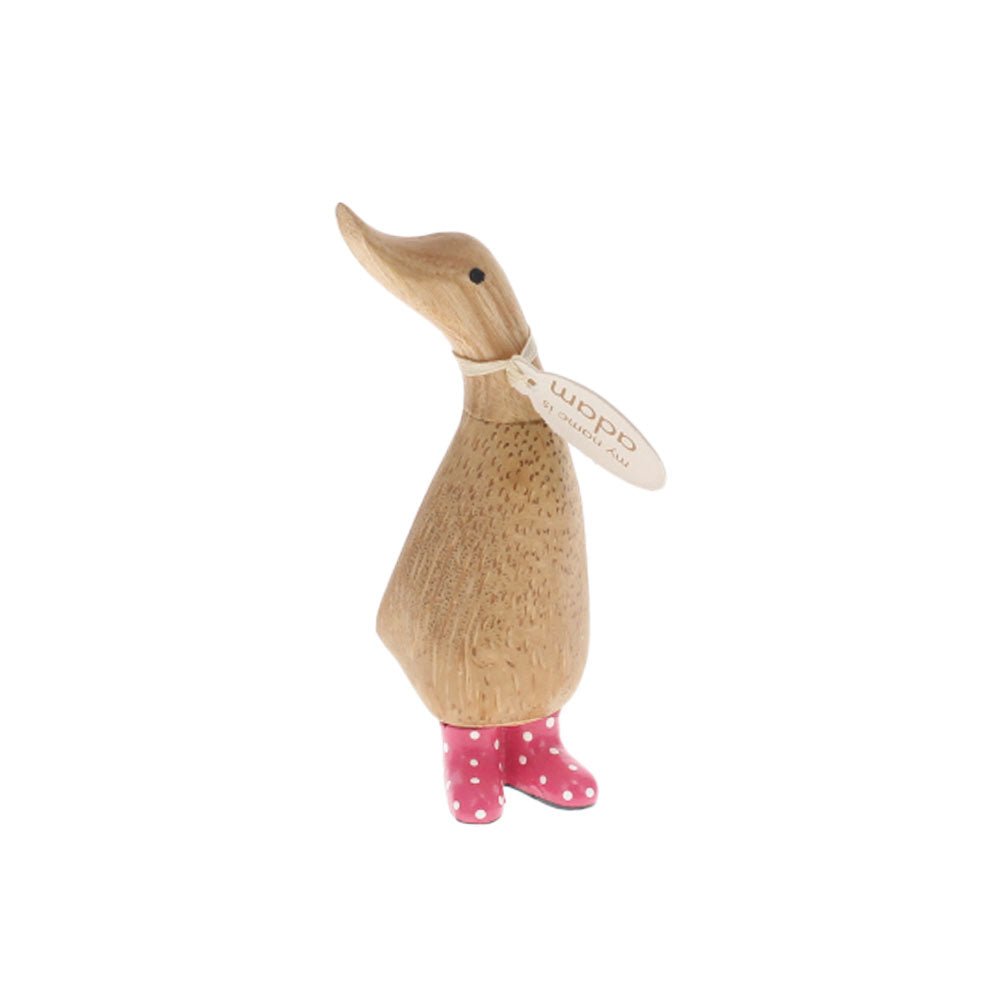 Dinky Duck Natural, Welly Spotty Pink,Green,Red,Blue,Yellow