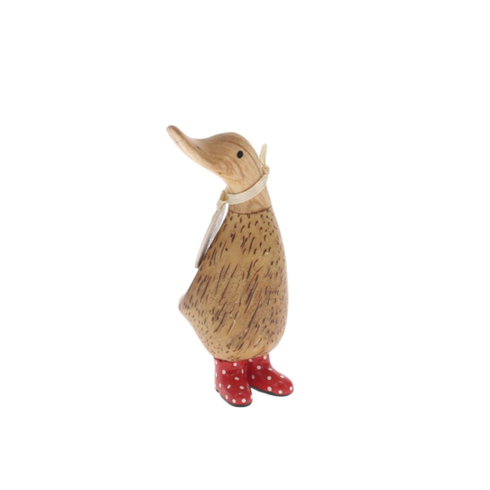 Dinky Duck Natural, Welly Spotty Pink,Green,Red,Blue,Yellow