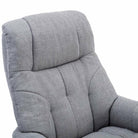 Dublin Reclining Swivel Chair Grey Fabric,Silver Fabric,Grey Faux Leather,Pebble Faux Leather,Wheat Fabric,Cream Faux Leather,Brown Faux Leather,Rock Fabric,Marine Fabric,Teal Fabric