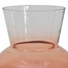 Elise Blush Pink Ombre Glass Vase