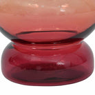 Elise Blush Pink Ombre Glass Vase