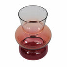 Elise Blush Pink Ombre Glass Vase