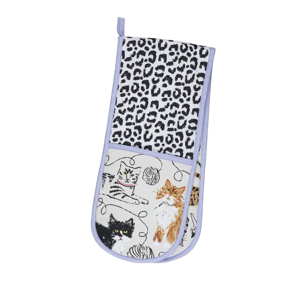 Feline Friends Double Oven Glove - Angela Reed -