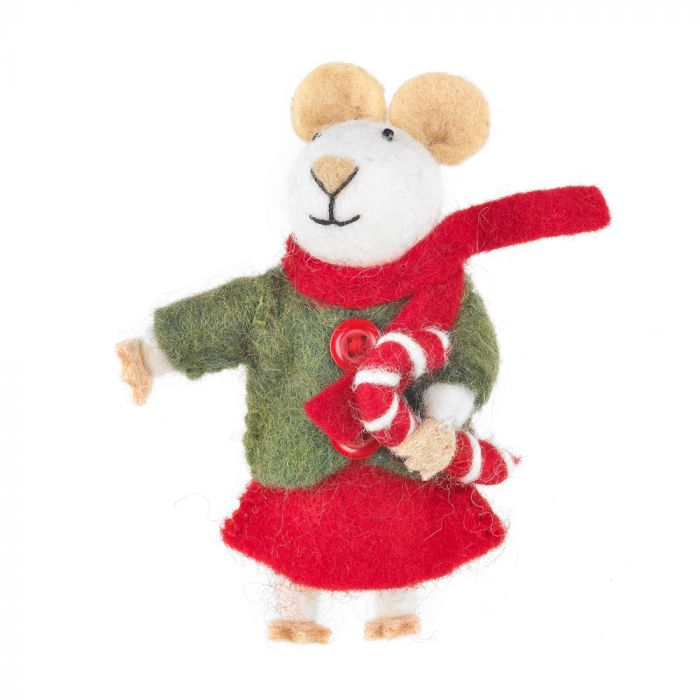 Felt Christmas Mouse