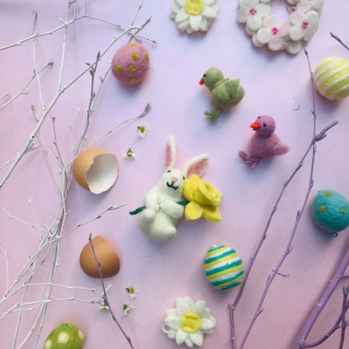 Felt Easter Chick Hanging Decoration - Angela Reed -