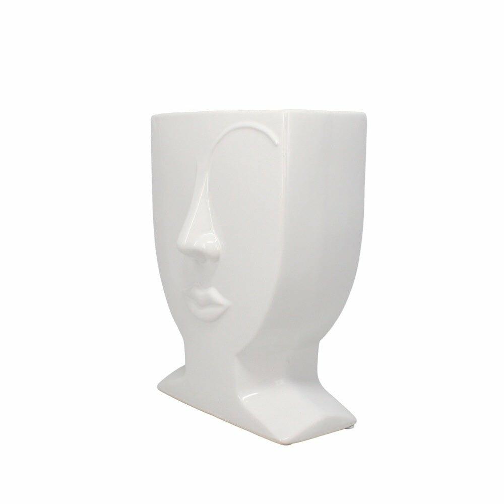 Female Eyebrow Ceramic Vase