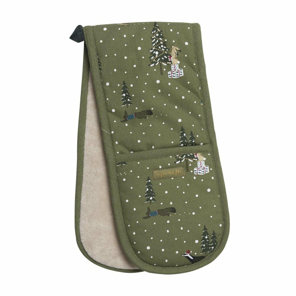 Festive Forest Double Oven Glove by Sophie Allport