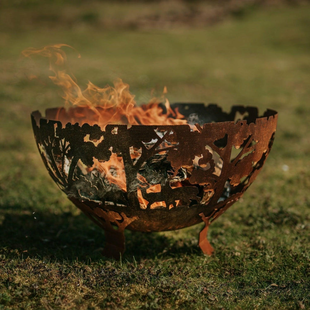 Fire Bowl, Woodland Scene