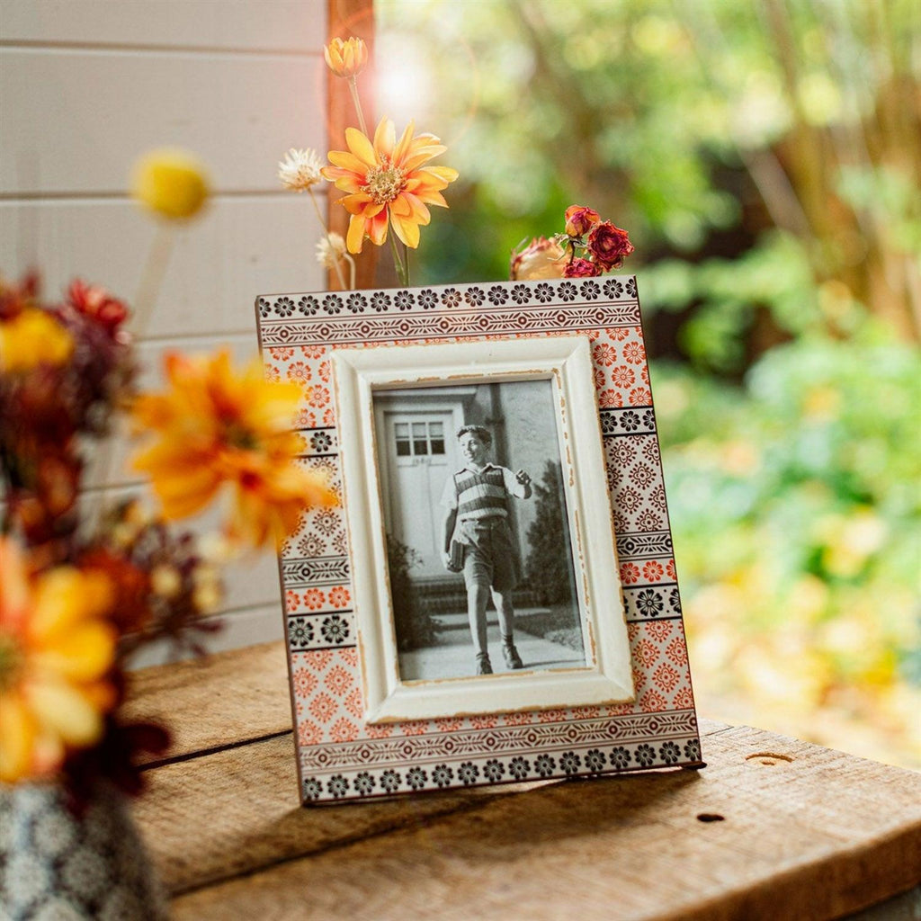 Geometric Tile Photo Frame