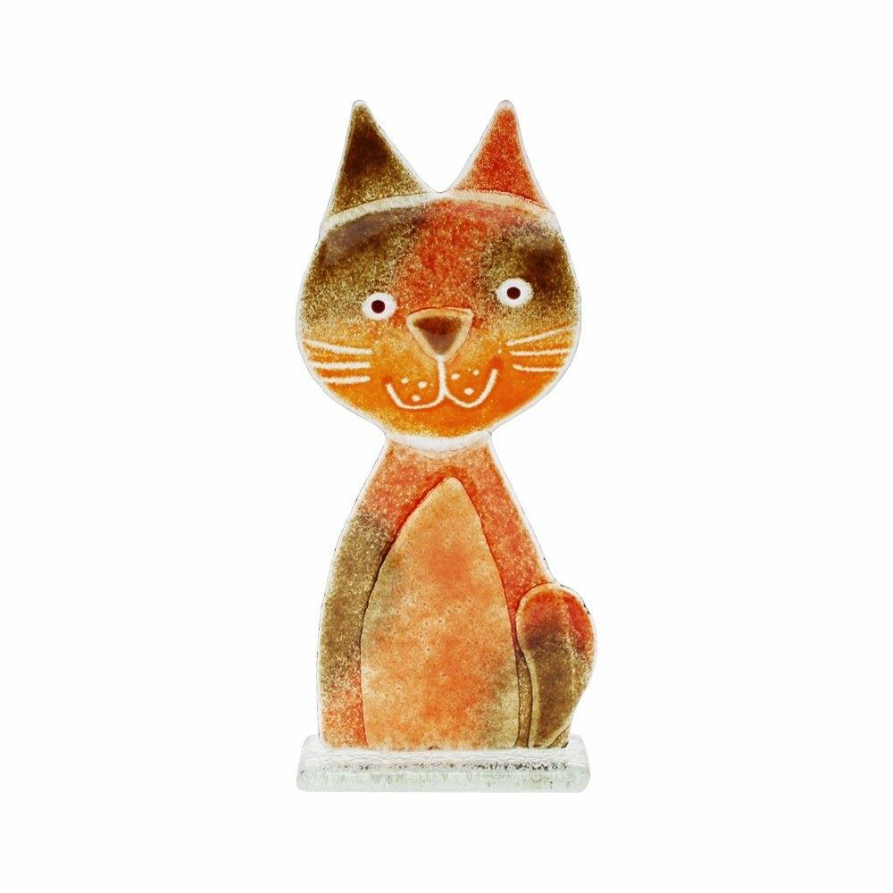 Glass Tabby Cat, Small