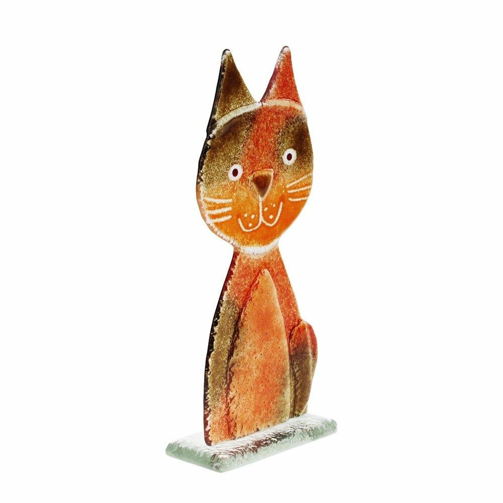 Glass Tabby Cat, Small