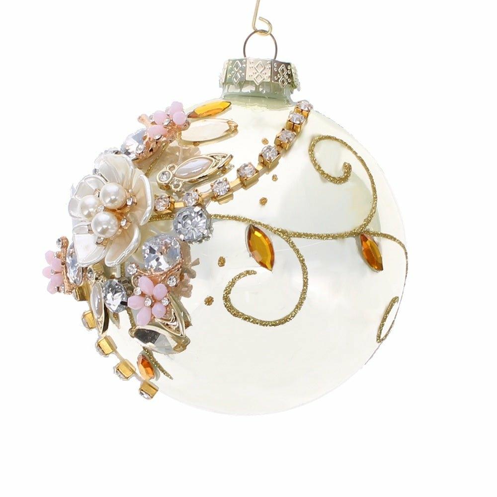 Gold Flower Bauble