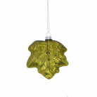 Green Leaf Glass Bauble