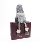 Grey Sitting Sequin Hat Gonk