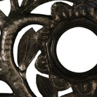 Haitian Metal Wall Art, Floral Wreath