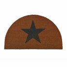 Half Moon Star Coir Door Mat