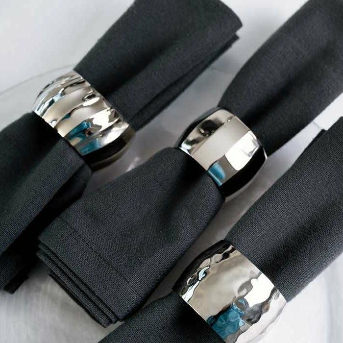 Hammered Round Napkin Ring