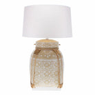 Hand Painted Bamboo Table Lamp