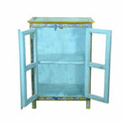 Hand Painted Two Door Cabinet, Glazed
