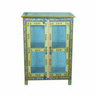 Hand Painted Two Door Cabinet, Glazed
