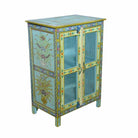 Hand Painted Two Door Cabinet, Glazed