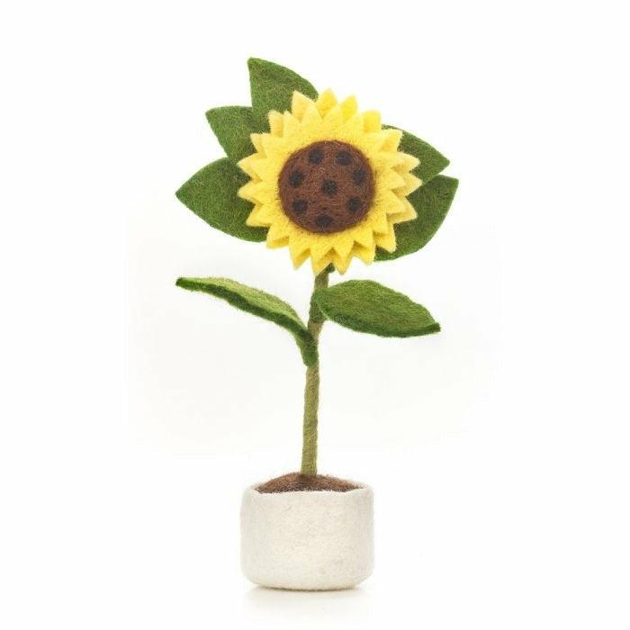Handmade Felt Sunny Sunflower
