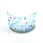 Handmade Glass Cornflower Curve