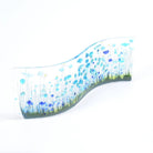 Handmade Glass Cornflower Wave