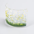 Handmade Glass Daisy Curve