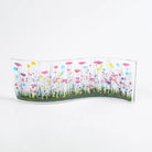 Handmade Glass Wildflower Wave