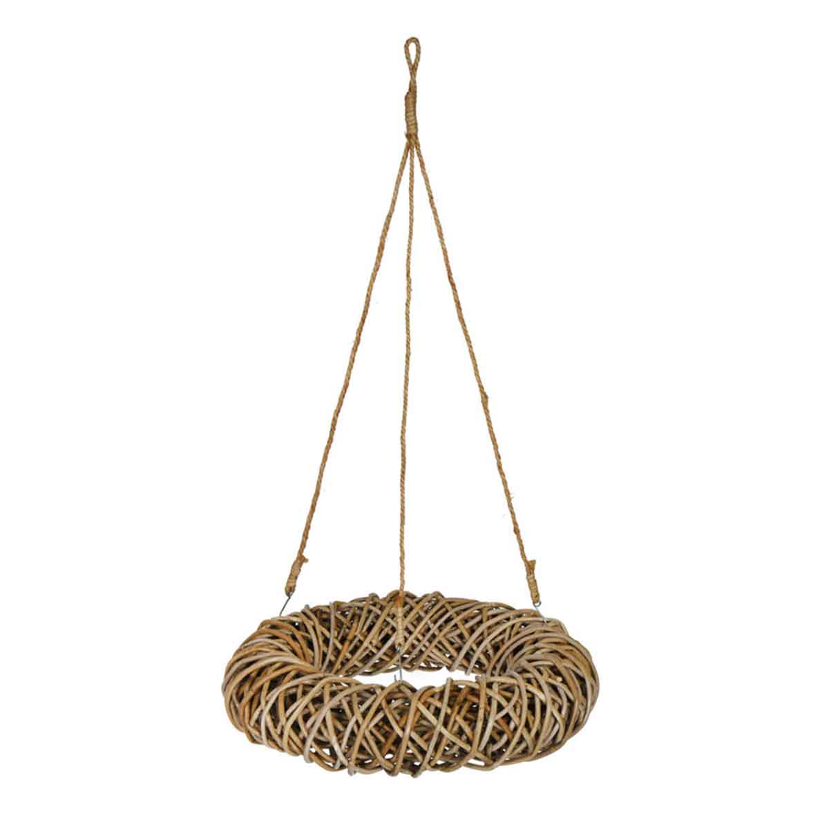 Hanging Rattan Wreath Small 50cm,Large 70cm