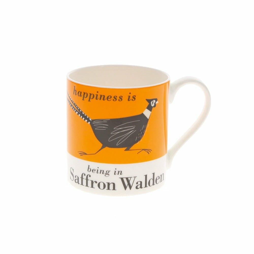 Happiness is Being in Saffron Walden Mug, Pheasant