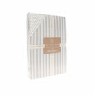 Hebden Mélange Stripe Duvet Cover Set, Natural Super King (6'),Double (4'6"),Kingsize (5'),Single (3')