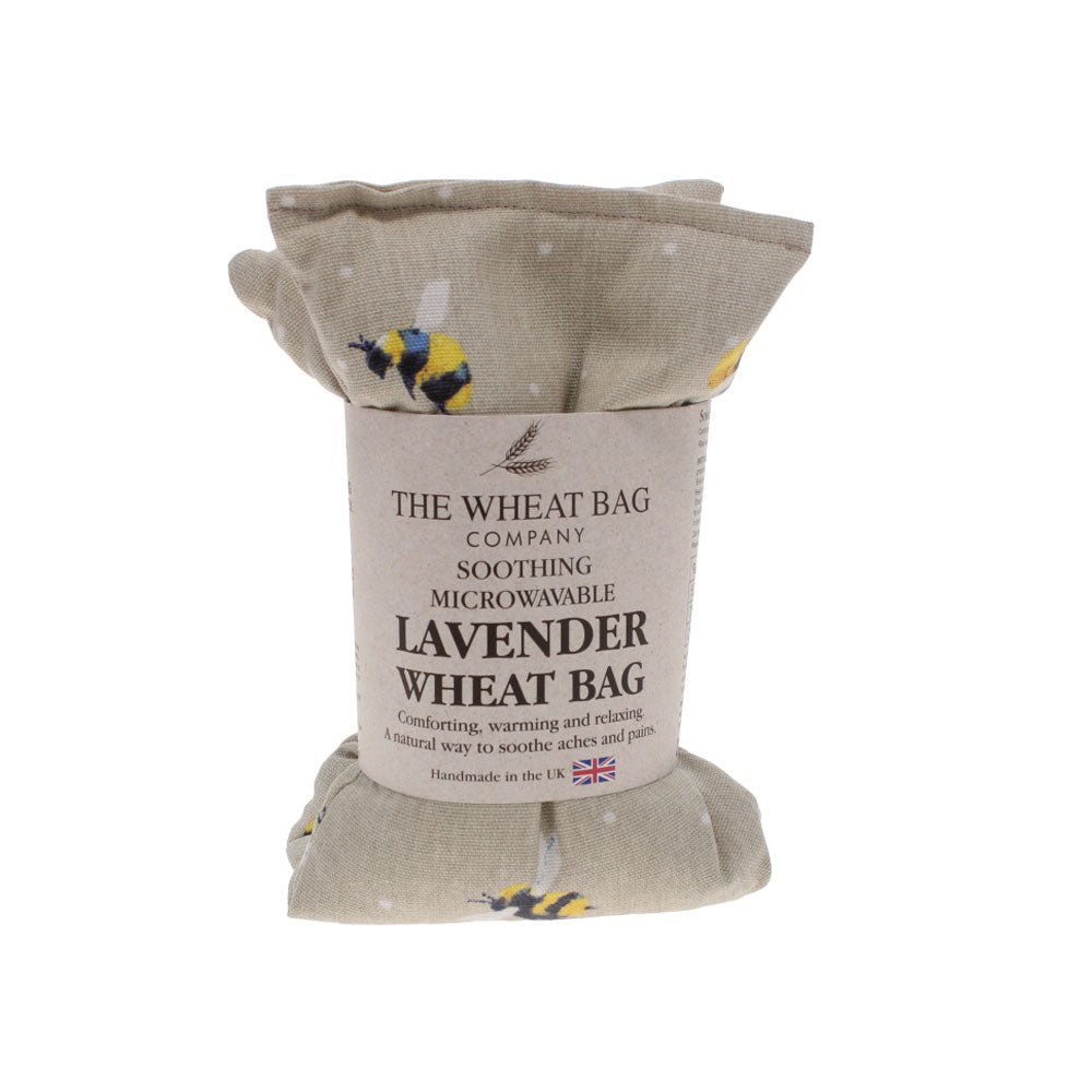 Honey Bee Cotton Wheat Bag, Lavender Scented - Angela Reed -