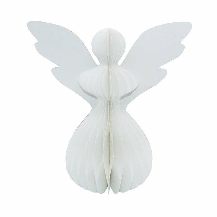 Honeycomb Paper Angel, 50cm White