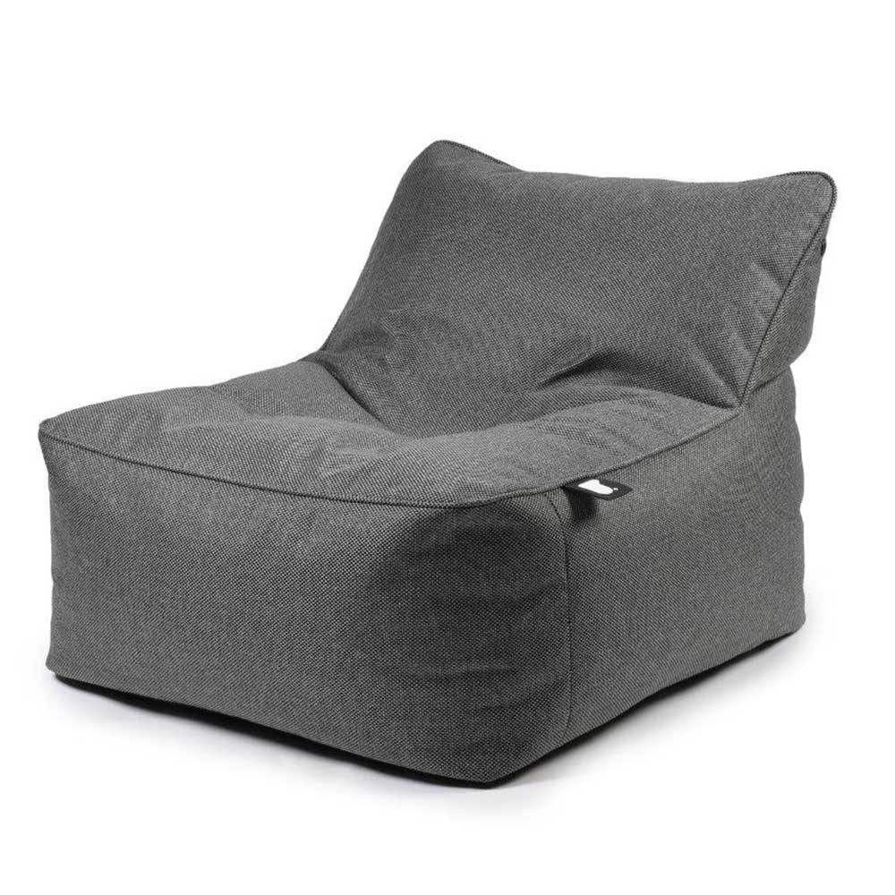 Indoor/Outdoor B-Chair Charcoal,Ecru