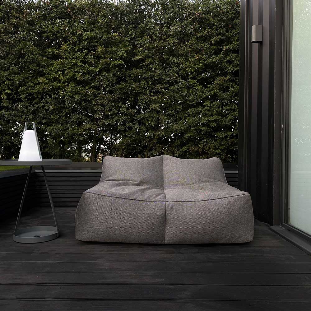 Indoor/Outdoor Double B-Chair Ecru,Charcoal