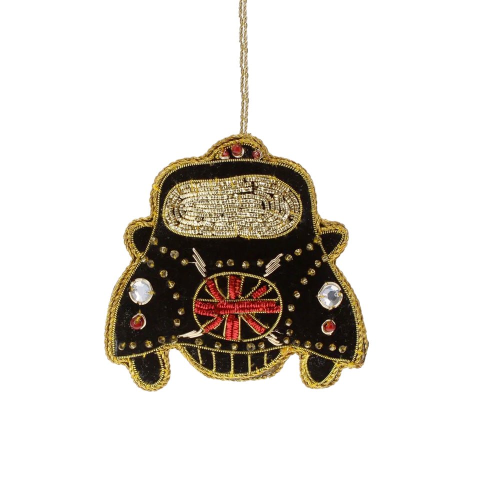Jewelled Black Cab - Angela Reed - Christmas Decorations