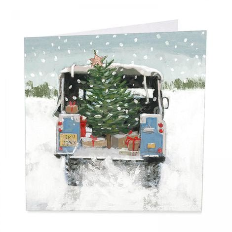 Jolly Journey Christmas Cards, pack of 6