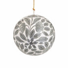 Kashmiri Paper Mache Leaf Bauble, Assorted