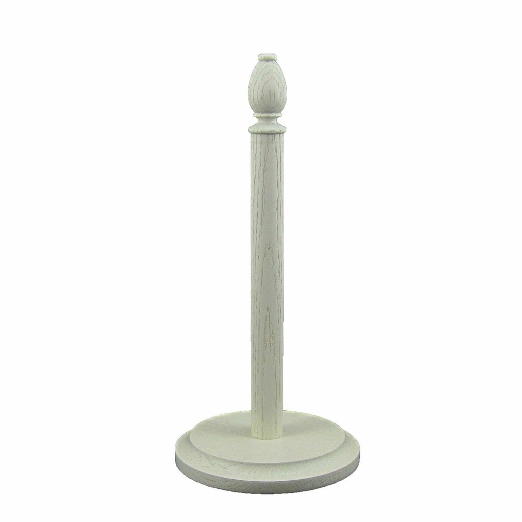 Kitchen Roll Stand, White