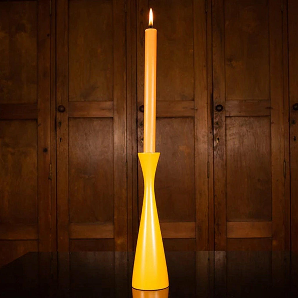 Large Candlestick, Saffron