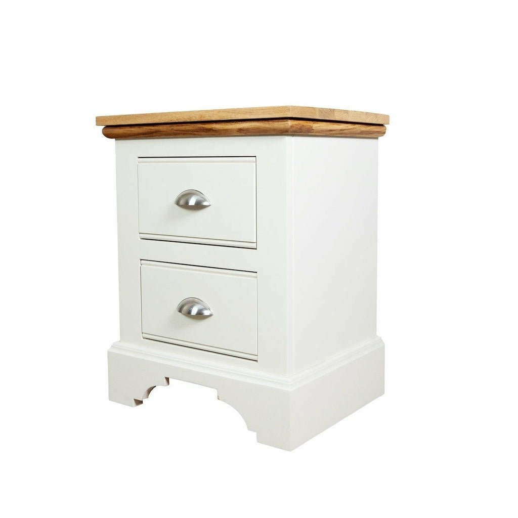 Ludlow 2 Drawer Bedside Table Painted Top / Ivory,Oak Top / Ivory,Painted Top / Dior Grey,Painted Top / Truffle,Painted Top / Limestone,Oak Top / Dior Grey,Oak Top / Truffle,Oak Top / Limestone