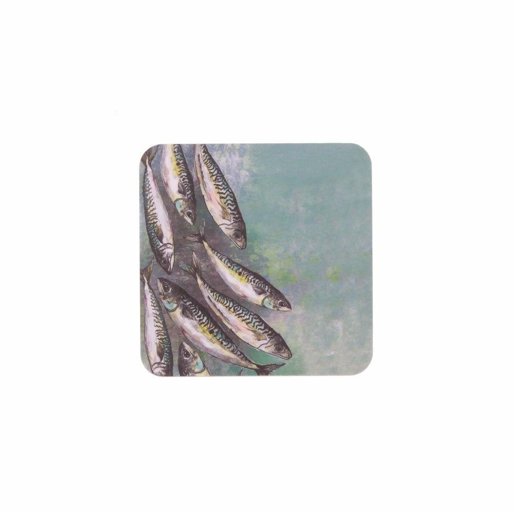 Mackerel Shoal Coasters, Set of 4