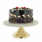 Marble and Gold Cake Stand
